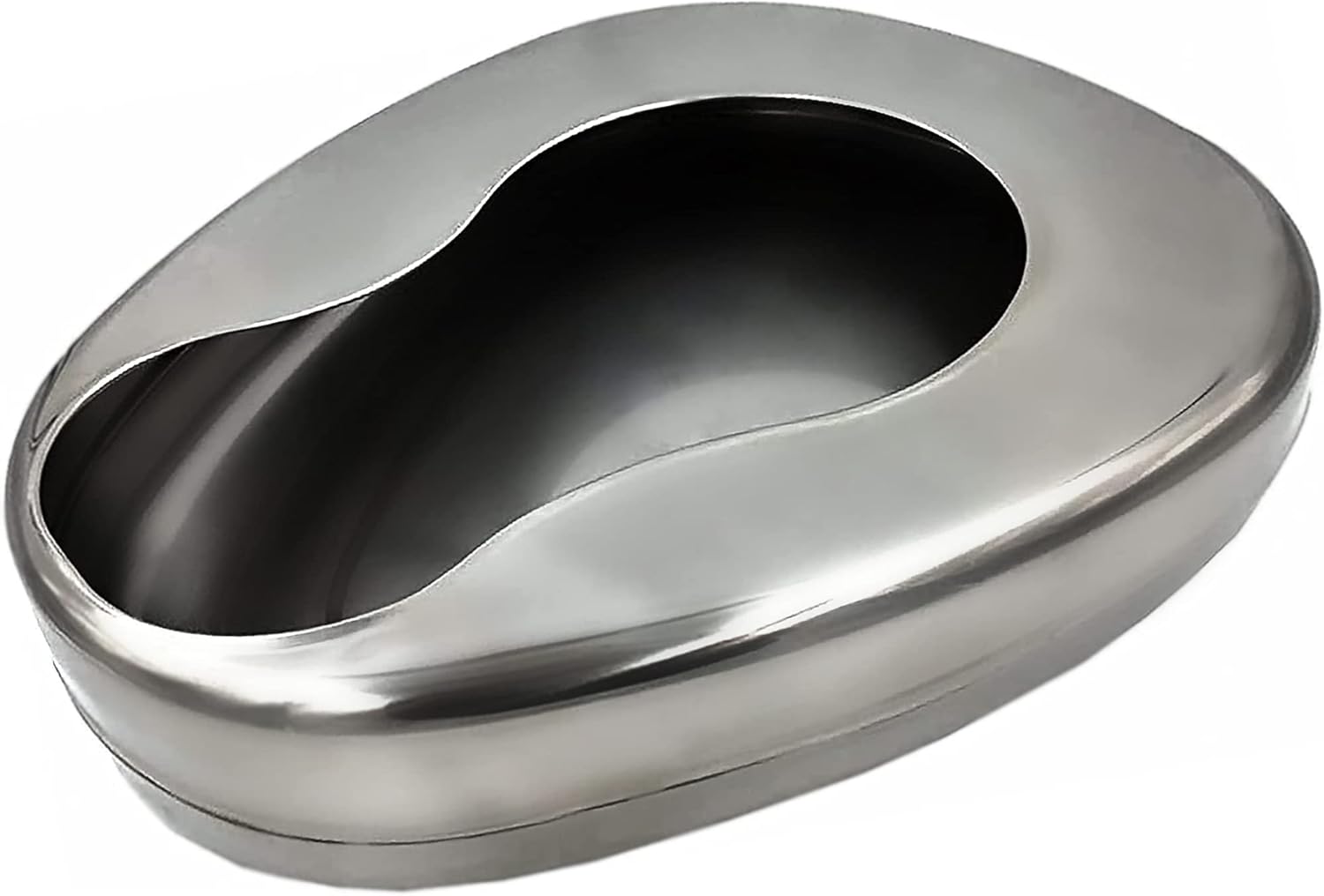 DEXSUR Autoclavable Stainless Steel Bedpan for Adults, Heavy Duty Medical Bed Pan

