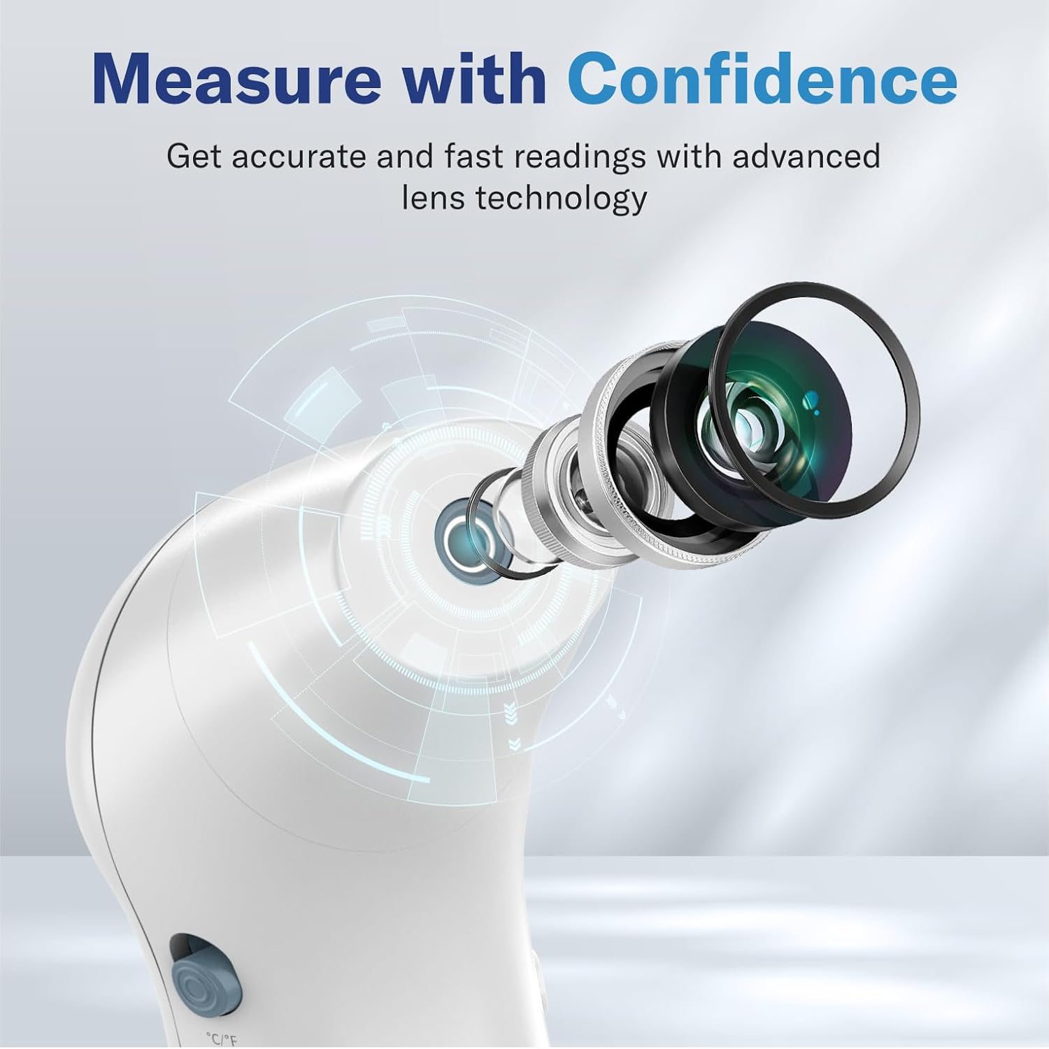 Alcedo Digital Infrared Forehead & Ear Thermometer for Adults, Kids, and Baby

