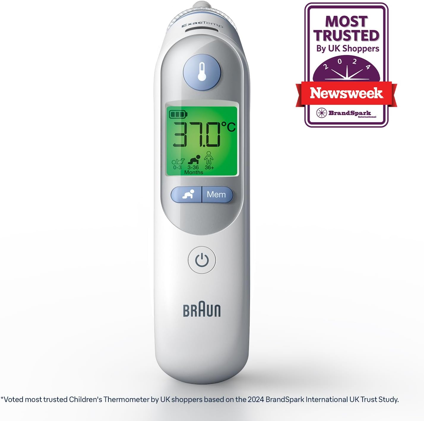 Braun ThermoScan 7 IRT6520 Thermometer with ThermoScan Lens Filters

