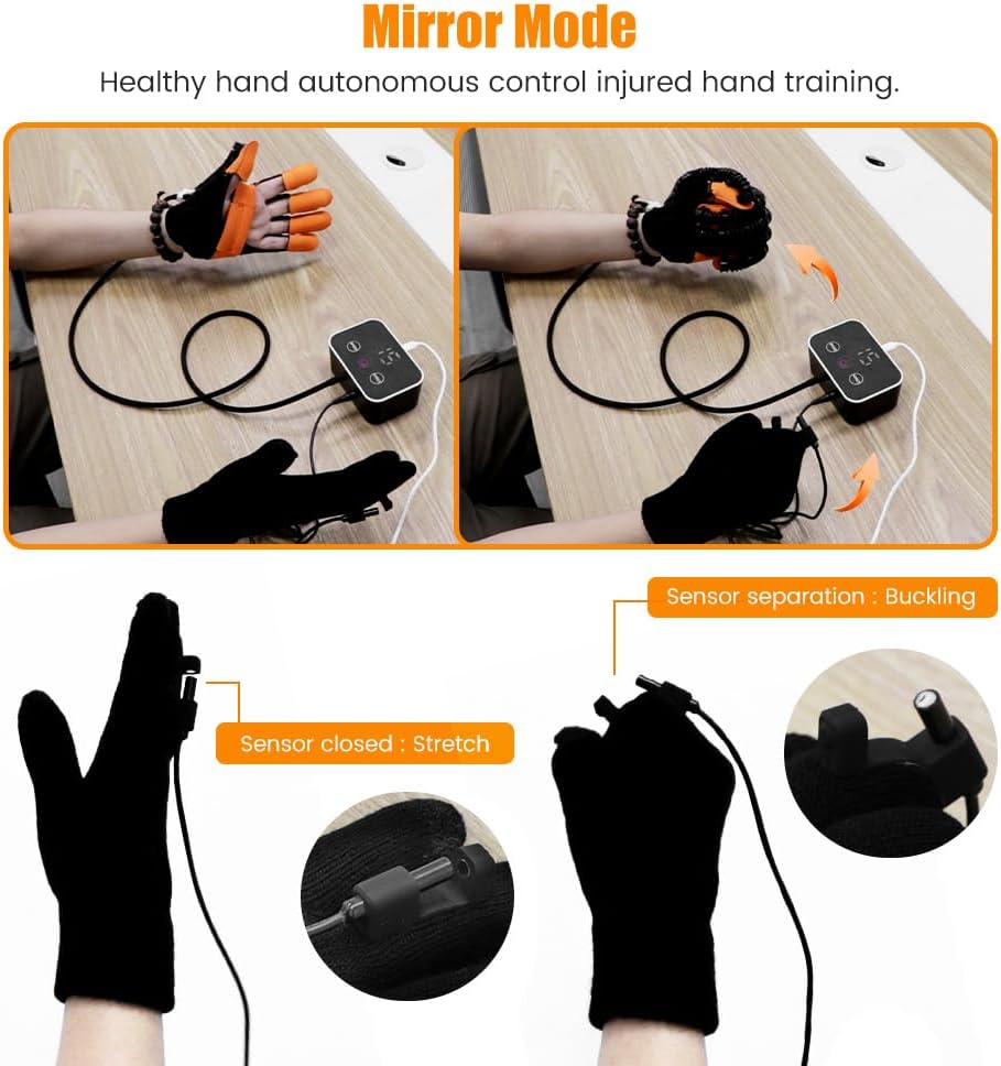 Rehabilitation Robot Gloves for Stroke Recovery, Hemiplegia Hand Therapy

