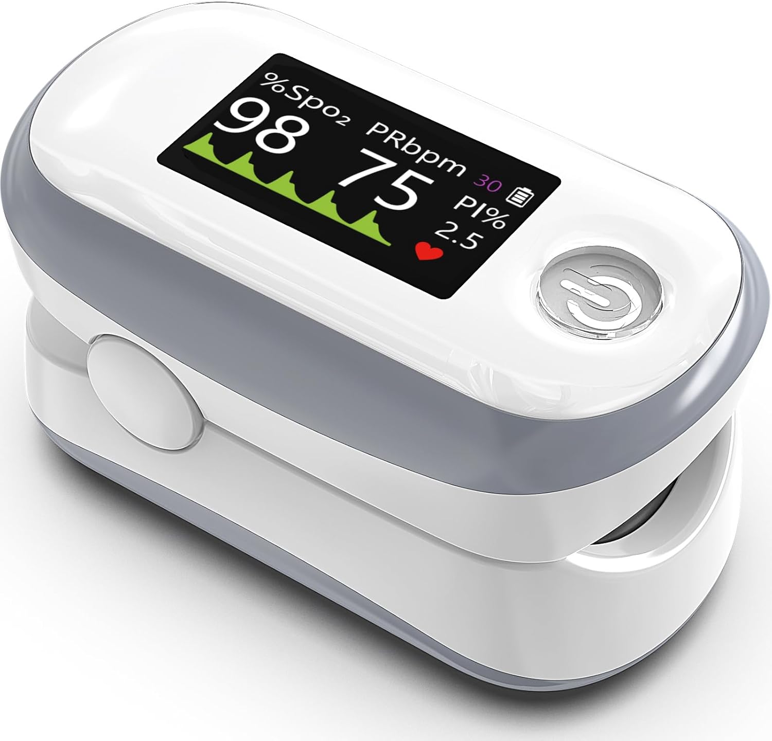 Alecaremed Pulse Oximeter Fingertip Blood Oxygen Monitor with OLED Display

