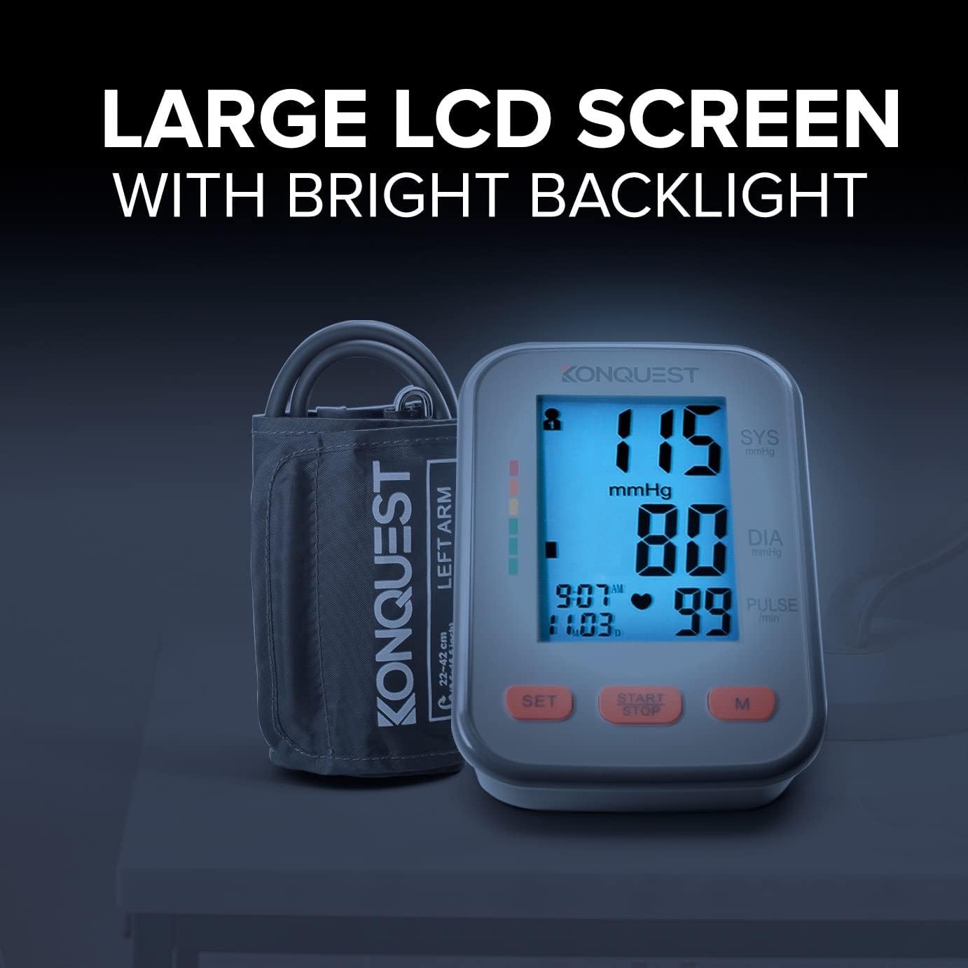 Konquest KBP-2704A Automatic Upper Arm Digital Blood Pressure Monitor

