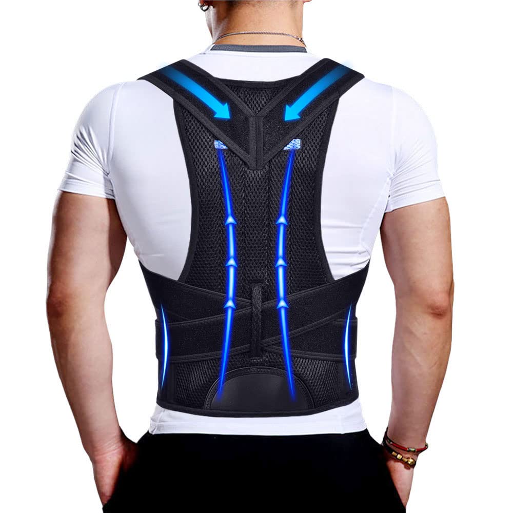 BraceTop Posture Corrector Back Brace for Men and Women, Lumbar Support

