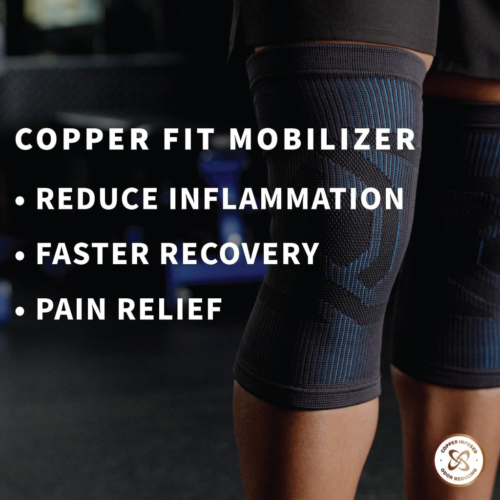 Copper Fit Mobilizer ProSeries Knee Sleeve with Removable Side Stabilizers

