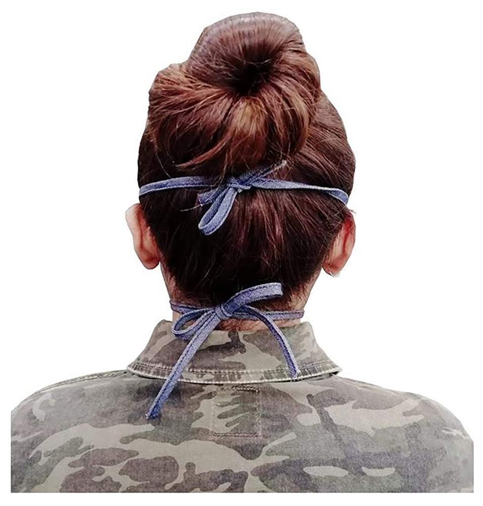 Adjustable Fabric Face Cover with Ties

