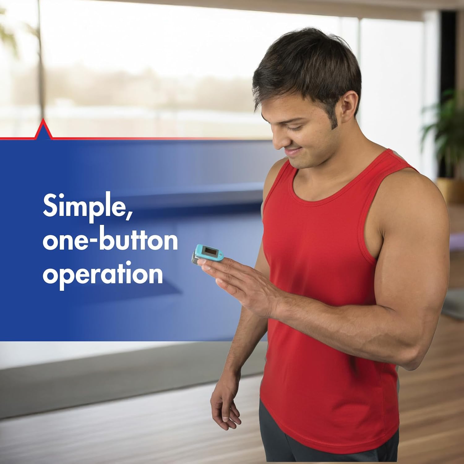 SmartHeart Fingertip Pulse Oximeter for Blood Oxygen Saturation Monitoring


