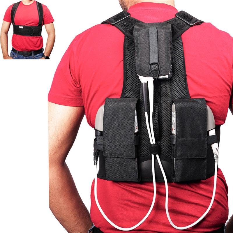 LVAD Active Pack Support Vest for HeartMate/HeartWare LVAD Controller & Batteries

