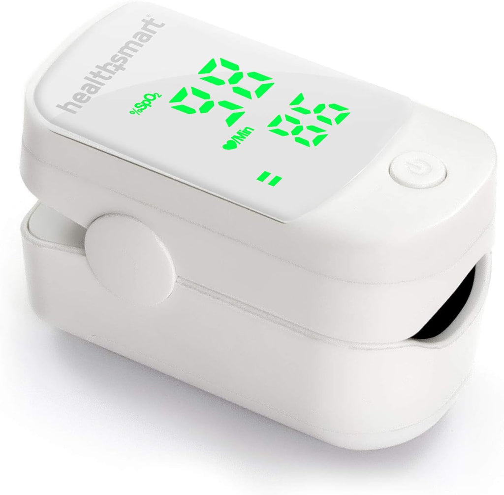 HealthSmart Fingertip Pulse Oximeter with LED Display SpO2 and Pulse Rate

