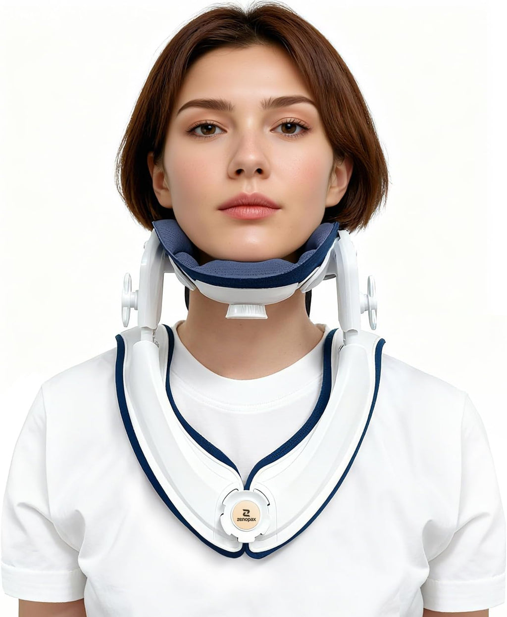 Cervical Traction Device Neck Stretcher Adjustable Support for Neck Pain Relief

