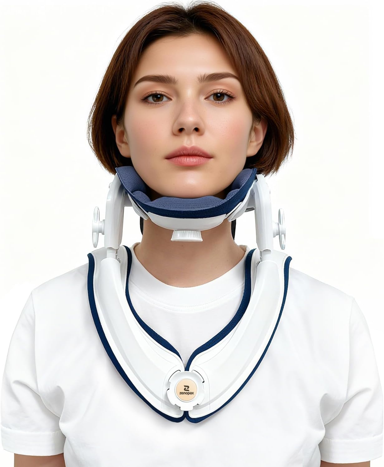Cervical Traction Device Neck Stretcher Adjustable Support for Neck Pain Relief

