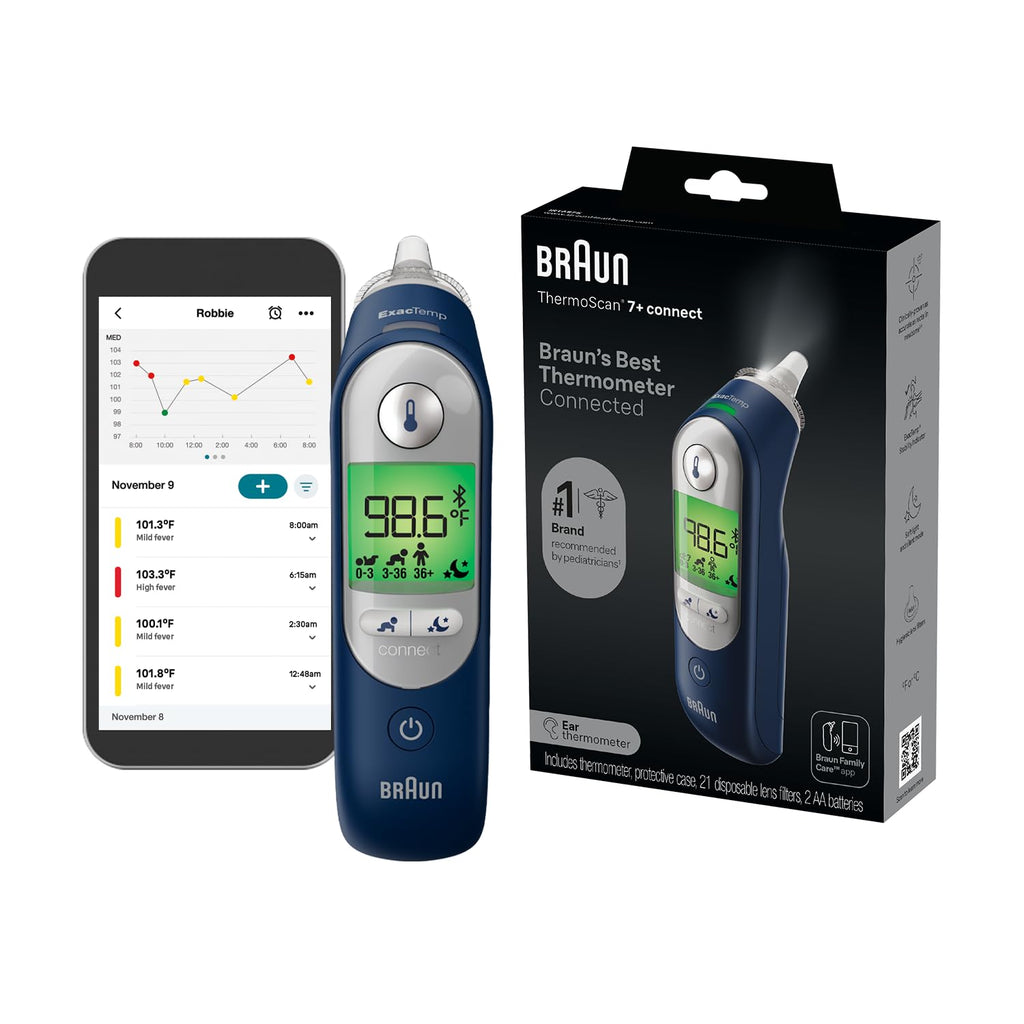 Braun Digital Ear Thermometer for Kids with Age Precision, Fever Monitoring

