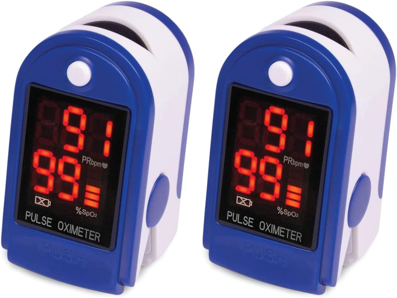 Roscoe Medical Fingertip Pulse Oximeter Oxygen Saturation Monitor for Kids & Adults

