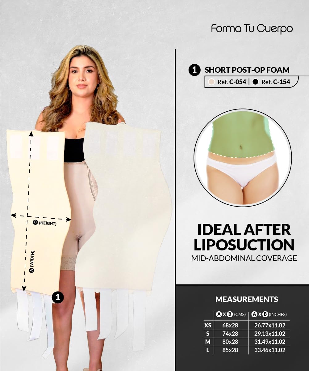 Forma Tu Cuerpo Abdominal Post-Surgery Compression Wrap with Adjustable Bands

