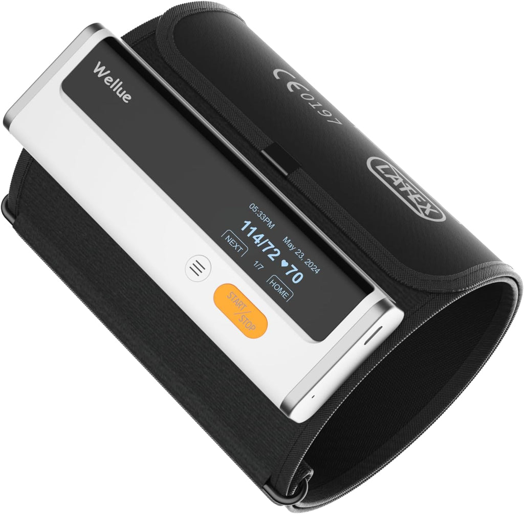 Wellue Bluetooth Upper Arm Blood Pressure Monitor, Digital BP Device

