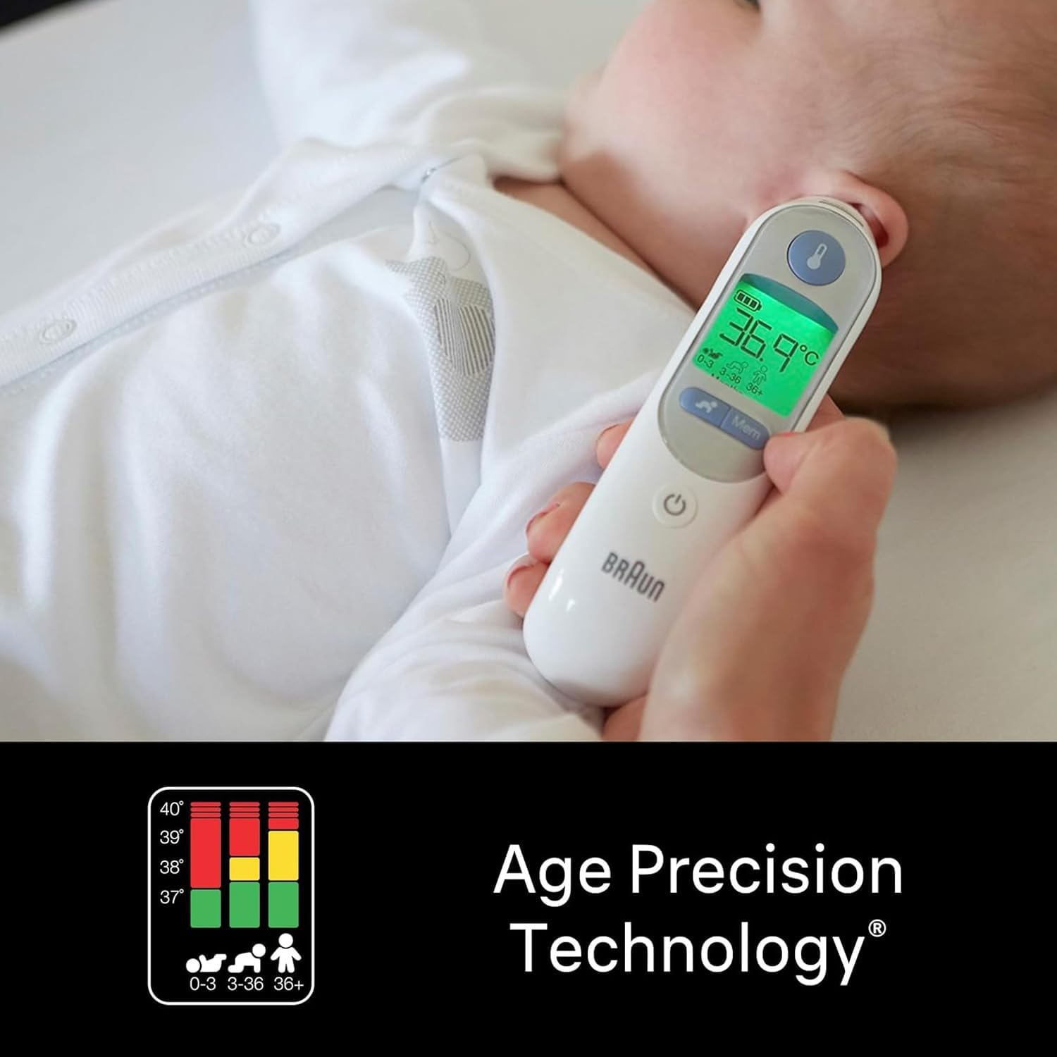 Braun ThermoScan 7 IRT6520 Thermometer with ThermoScan Lens Filters

