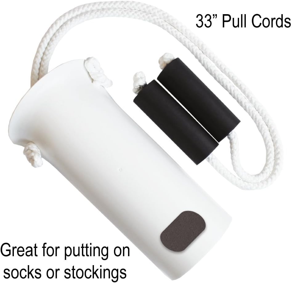 Rehabilitation Advantage Deluxe Sock Aid with Non-Slip Grips Dressing Helper for Socks

