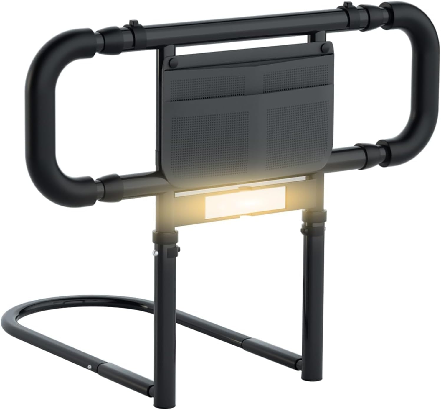 LIUQIBAX Bed Rails for Elderly Adults Safety Grab Bars Motion Sensor Light, 300 lb

