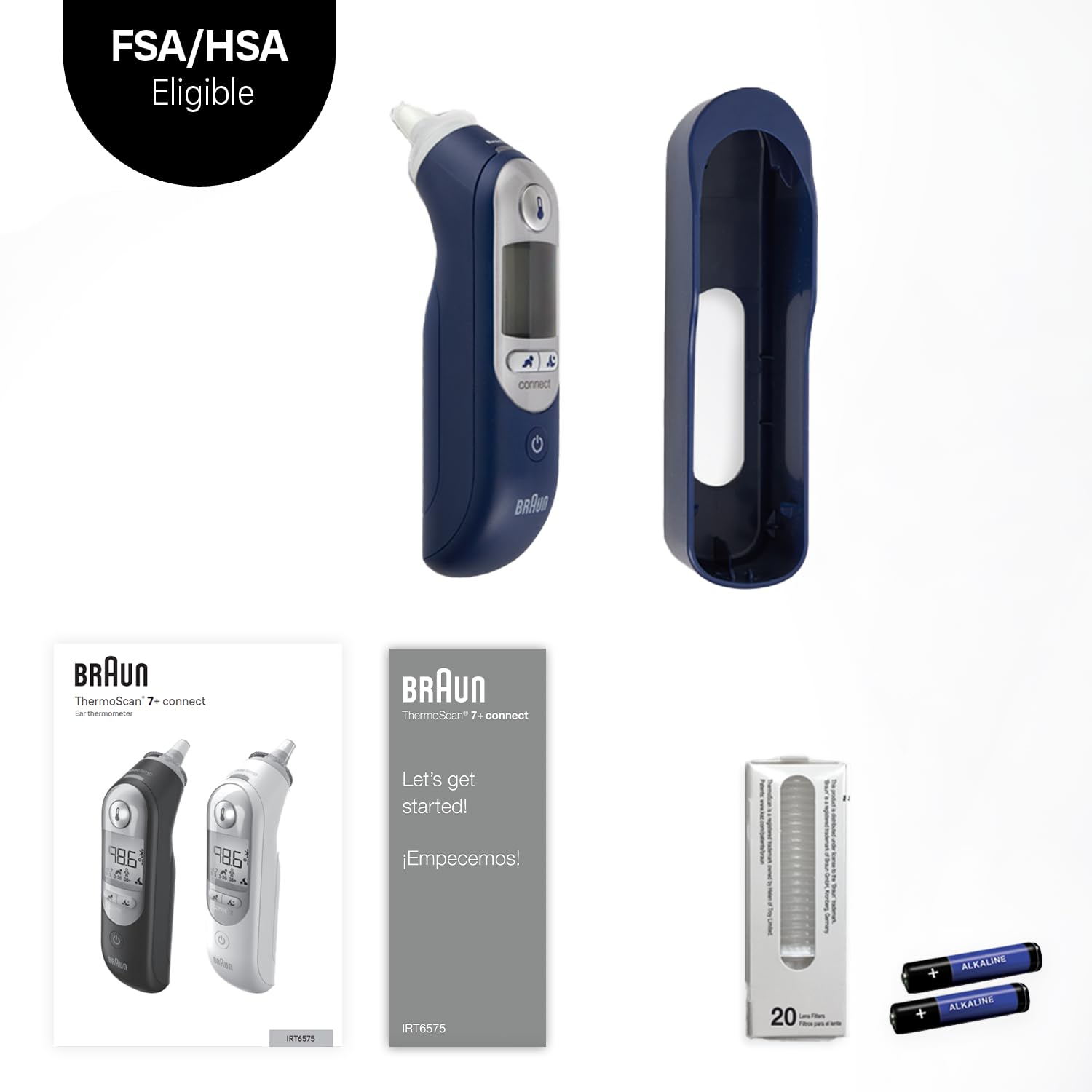 Braun Digital Ear Thermometer for Kids with Age Precision, Fever Monitoring

