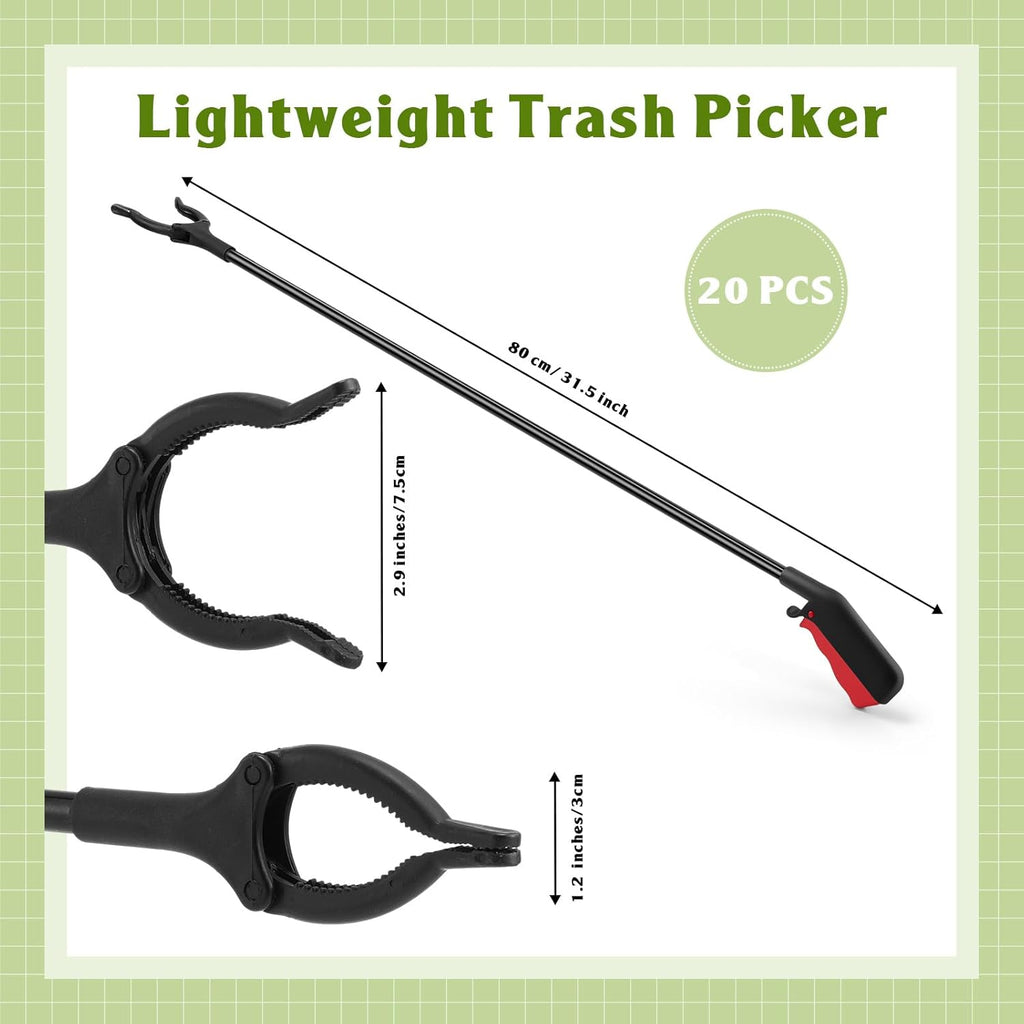 Norme Grabber Reacher Tool 31.5 in Long Handle Trash Picker for Elderly

