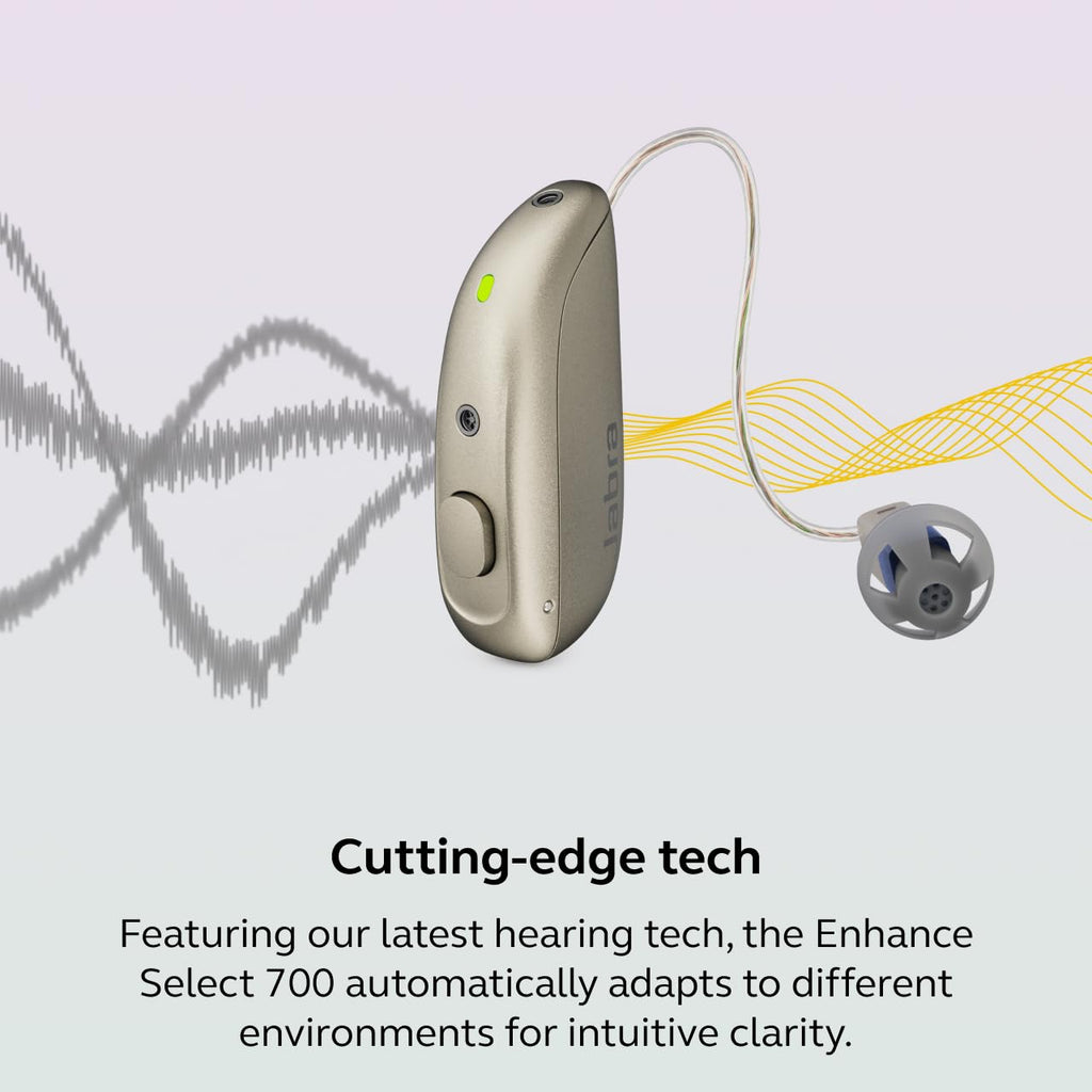 Jabra Enhance Select 700 OTC Hearing Aids with Bluetooth LE Audio & Audiology

