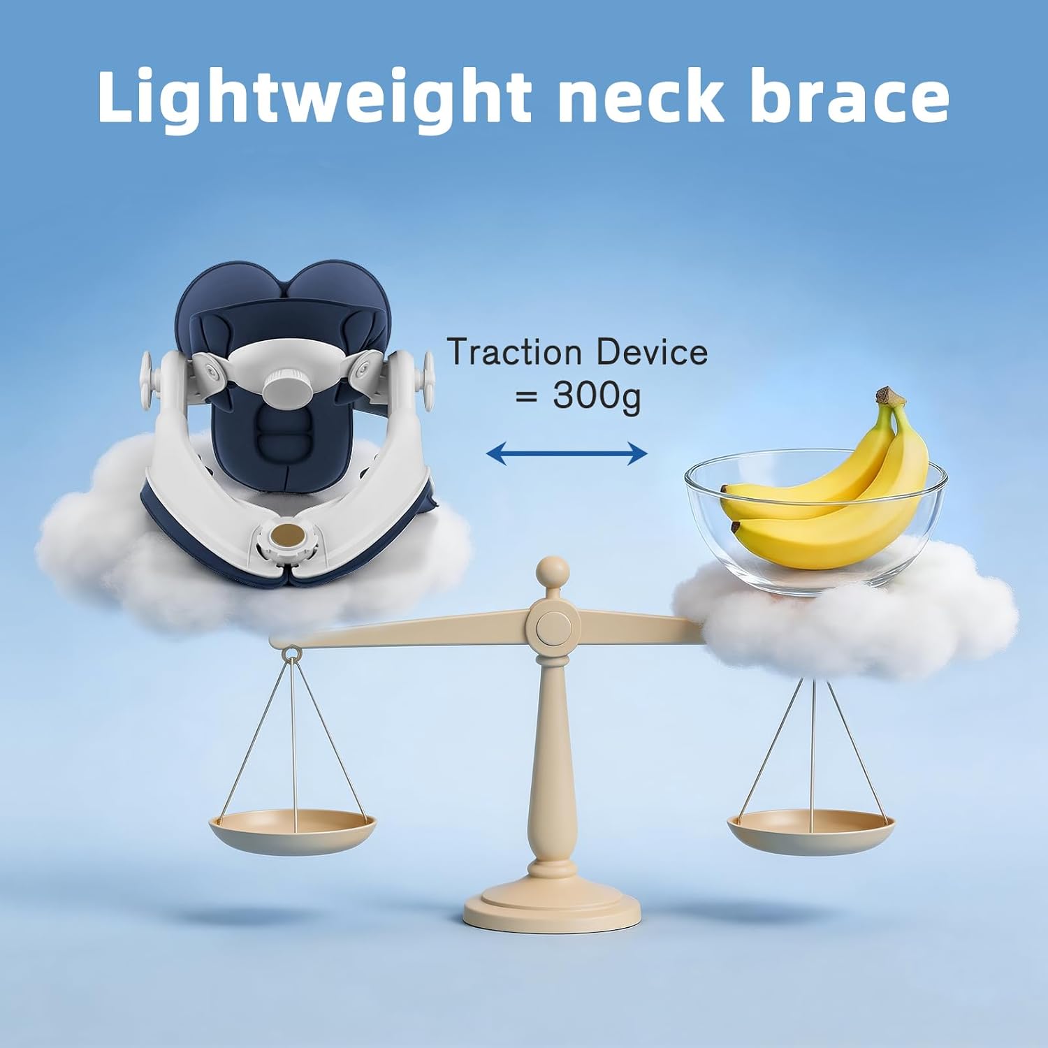 Sanivor Neck Traction Device Cervical Spine Decompression Support Brace

