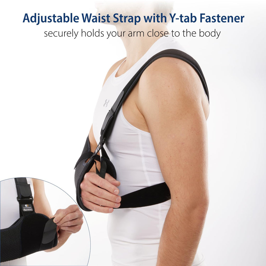Comforband Deluxe Shoulder Immobilizer Arm Sling, Adjustable Straps for Rotator Cuff

