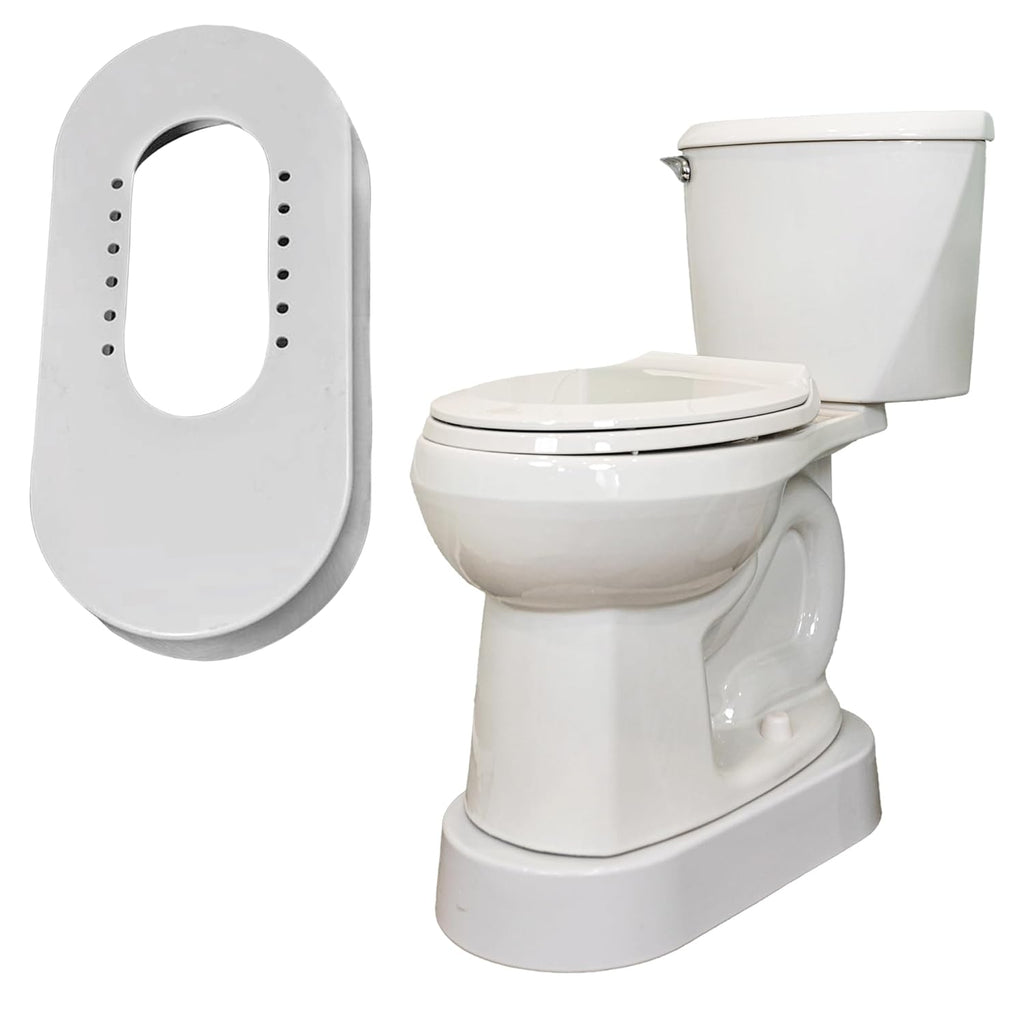 Toilevator Toilet Riser Base for Elevated Toilet Seat, Stable Support

