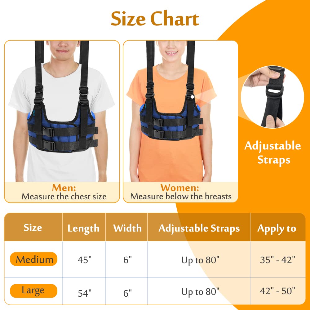 Back Stretcher Lumbar Traction Belt Spine Decompression Harness Portable Stretching Device

