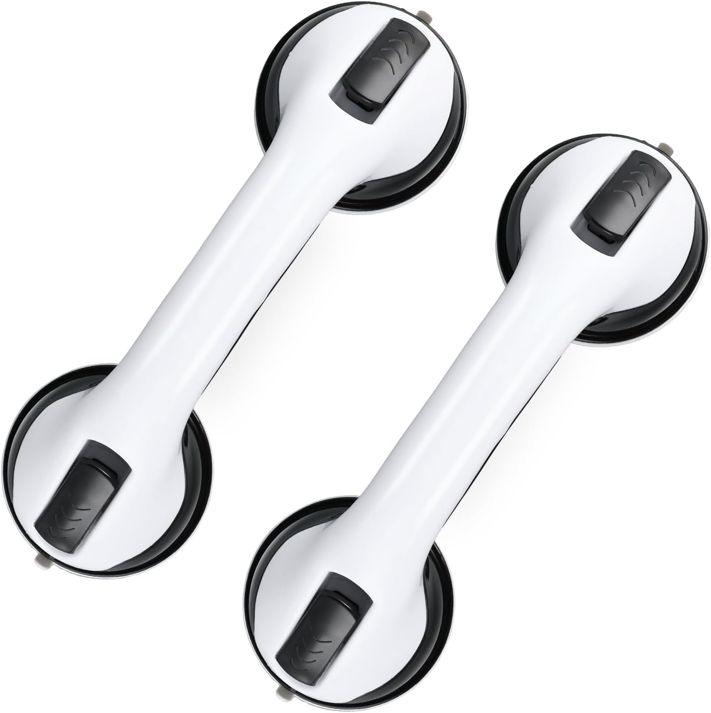 Grab Bars Suction Shower Handle for Bathtub and Shower, Non-Slip Safety Aid (2-Pack)

