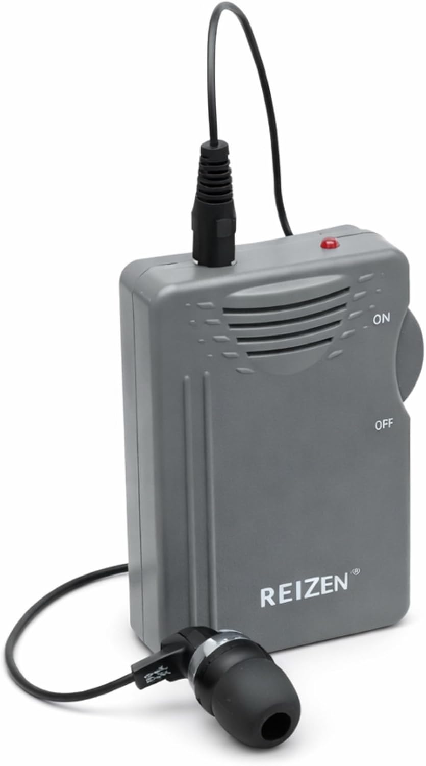 Reizen Loud Ear Personal Amplifier 110 dB With Built-in Microphone

