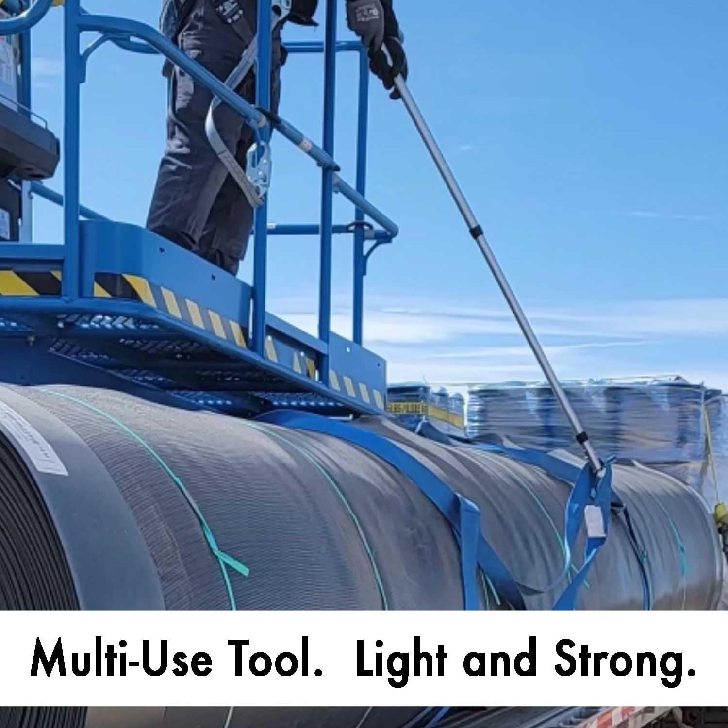GRAB-IT 6 ft Truck Cargo Retriever Heavy-Duty Grabber Reach Tool, 110 lb Pull


