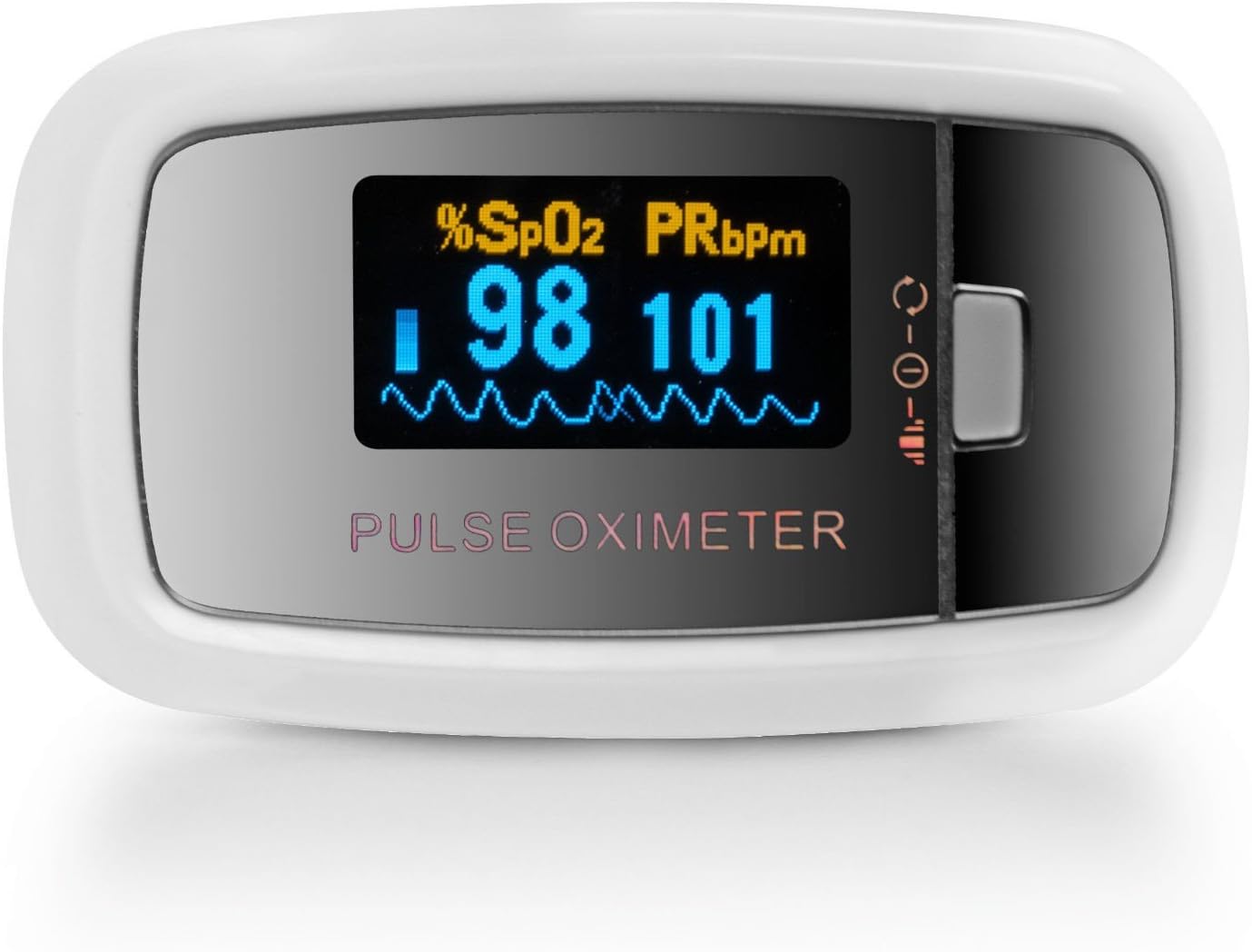 AccuMed CMS-50D1 Fingertip Pulse Oximeter, SpO2 Oxygen & Pulse Monitor LED

