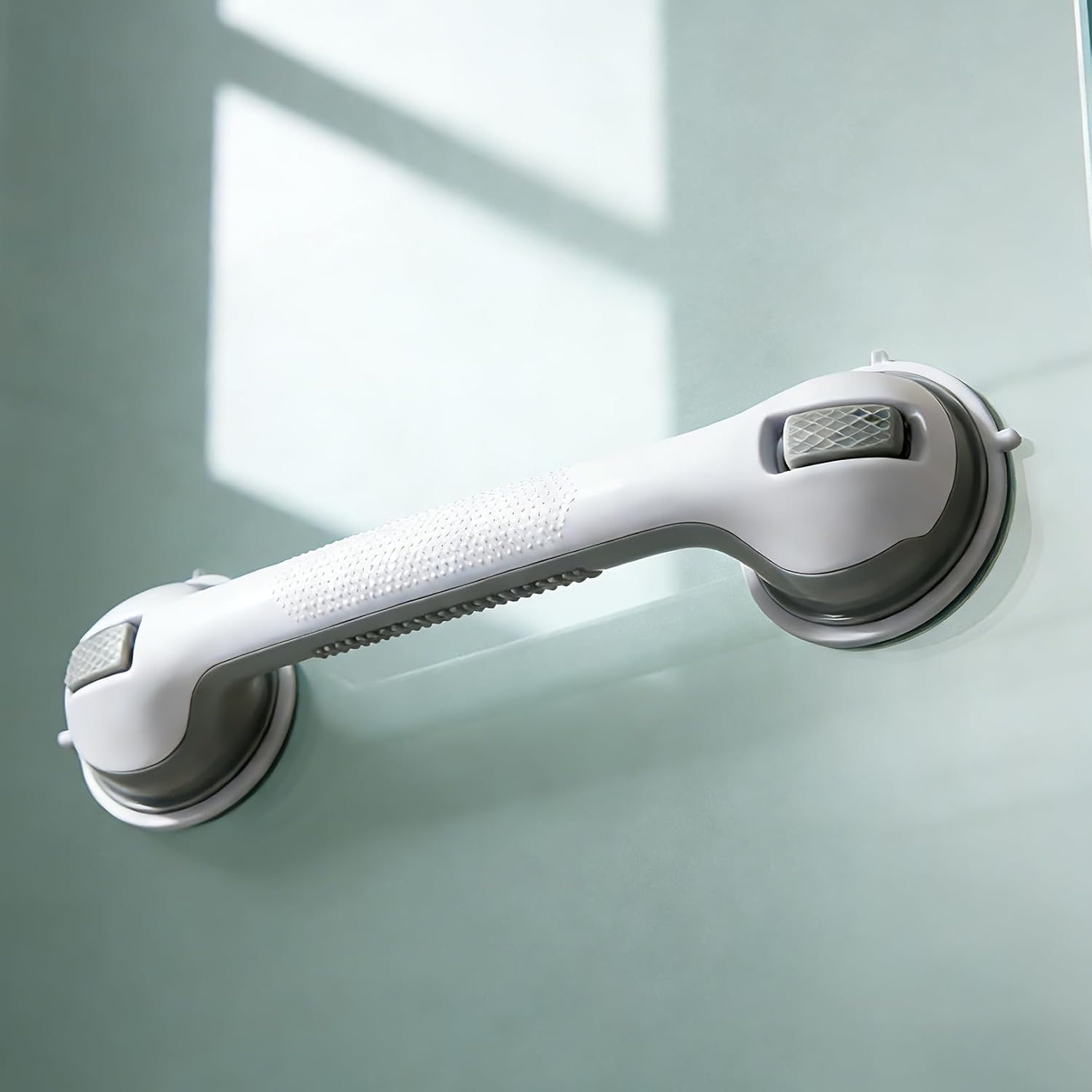 Shower Grab Bars for Seniors Suction Cup Shower Handles No Drilling

