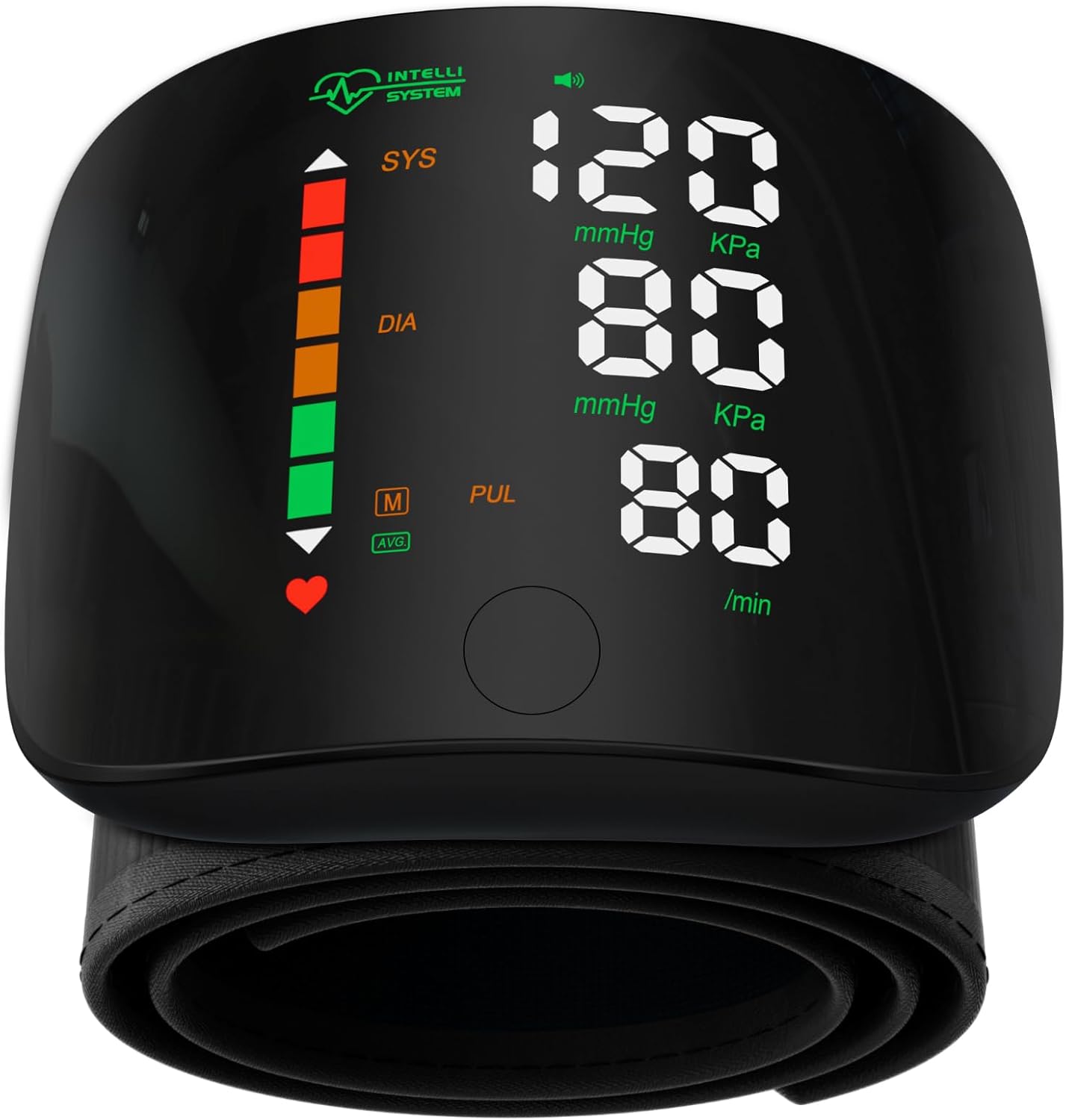 Double Love Wrist Blood Pressure Monitor with Touch Screen LED Display, Carry Case

