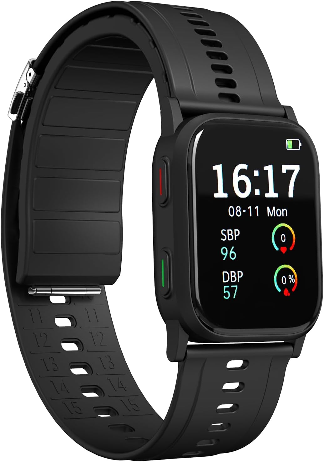 Blood Pressure Monitor Smart Watch with FDA 510(k) Clearance, Heart Rate & SpO2

