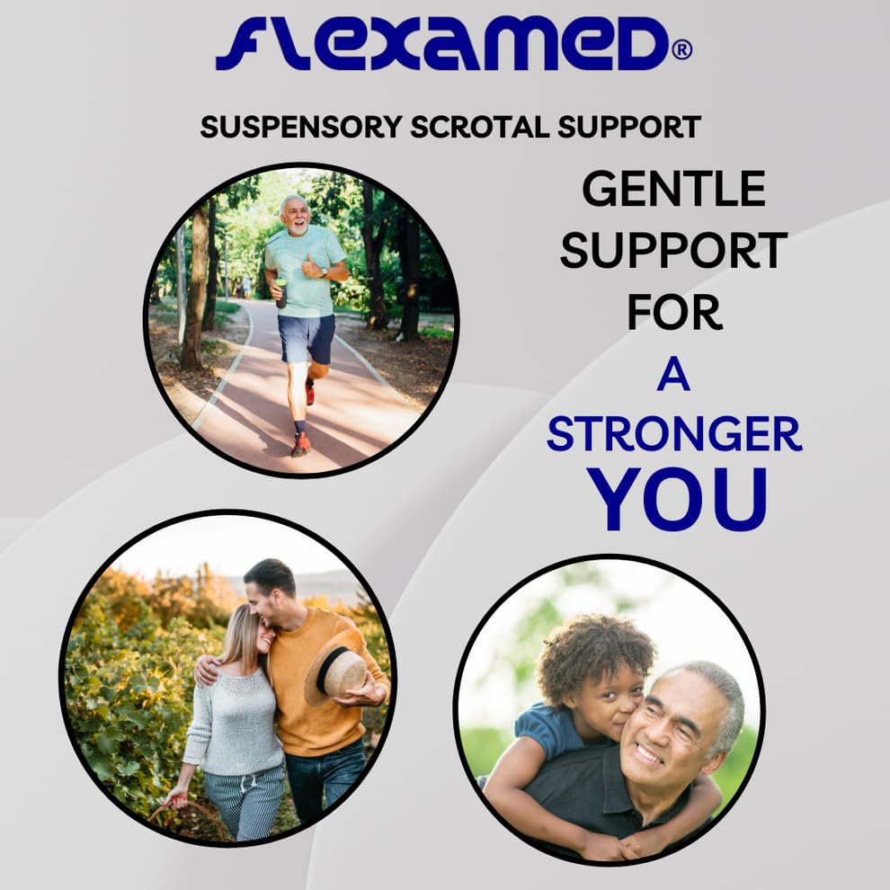 FlexaMed Suspensory Scrotal Support for Hydrocele and Varicocele


