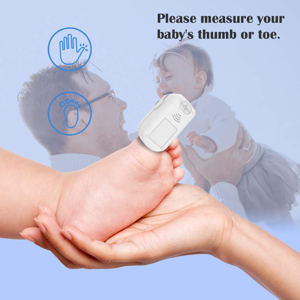 Pulse Oximeter with OLED Display, Fingertip SpO2 & Pulse Rate Monitor, Carrying Case

