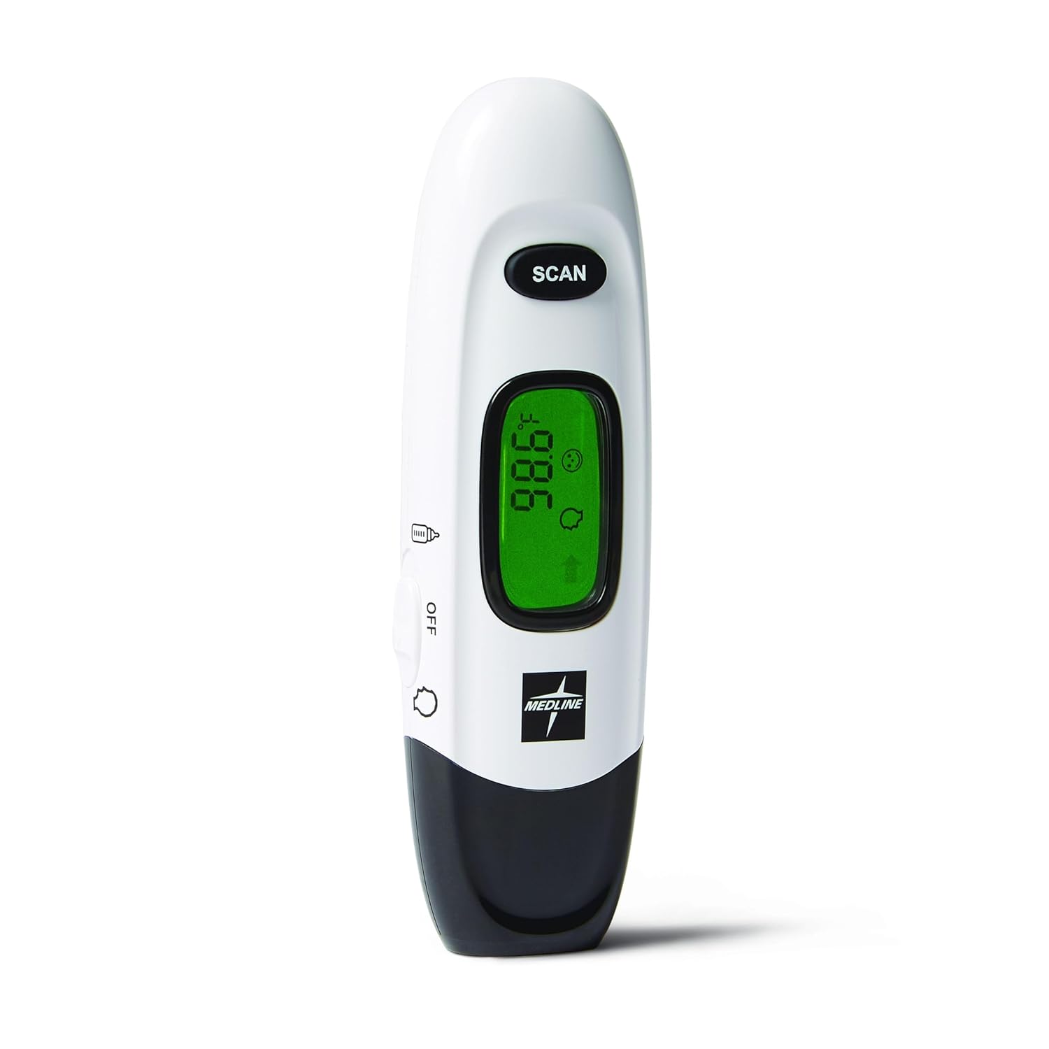 Medline No-Touch Infrared Forehead Thermometer for Human and Surface Temperature

