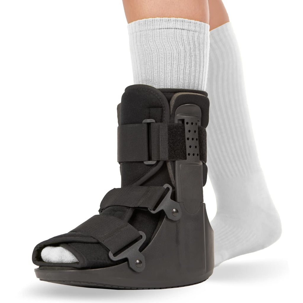 BraceAbility Short Walking Boot Orthopedic Medical Walker for Toe and Ankle Support


