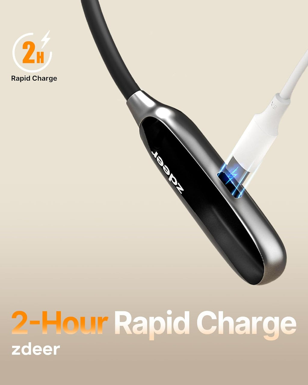 ZDEER OTC Hearing Aids for Seniors Dual-Chip Rechargeable Noise Reduction Neckband

