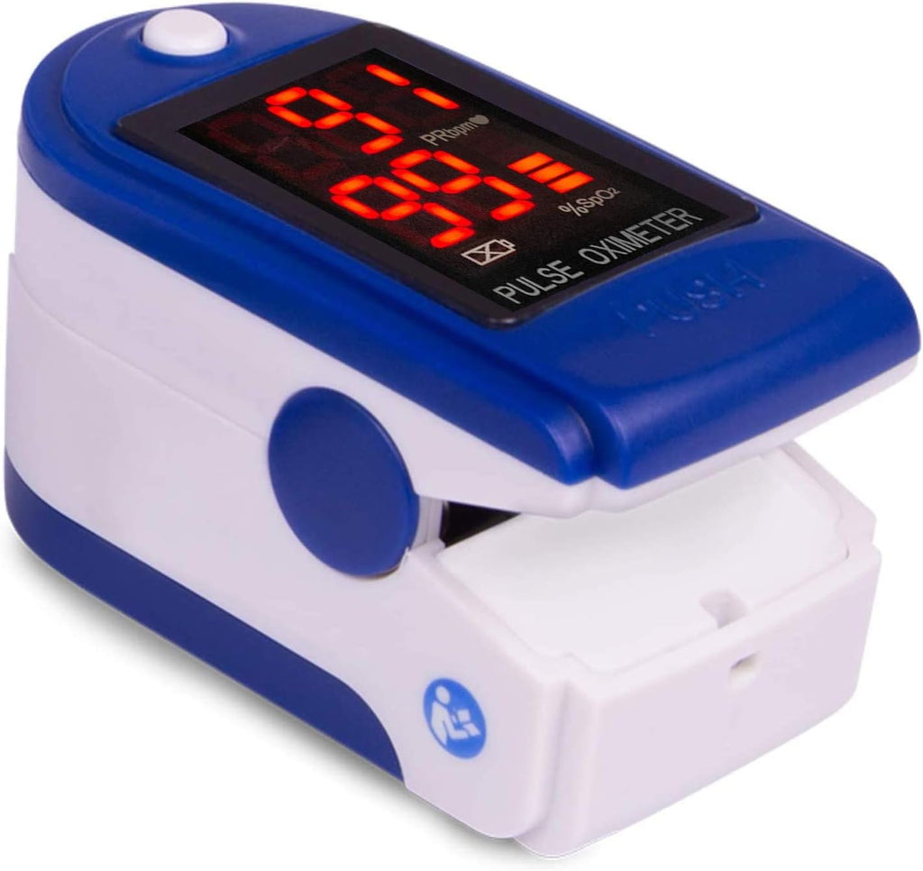 Roscoe Medical Fingertip Pulse Oximeter Oxygen Saturation Monitor for Kids & Adults

