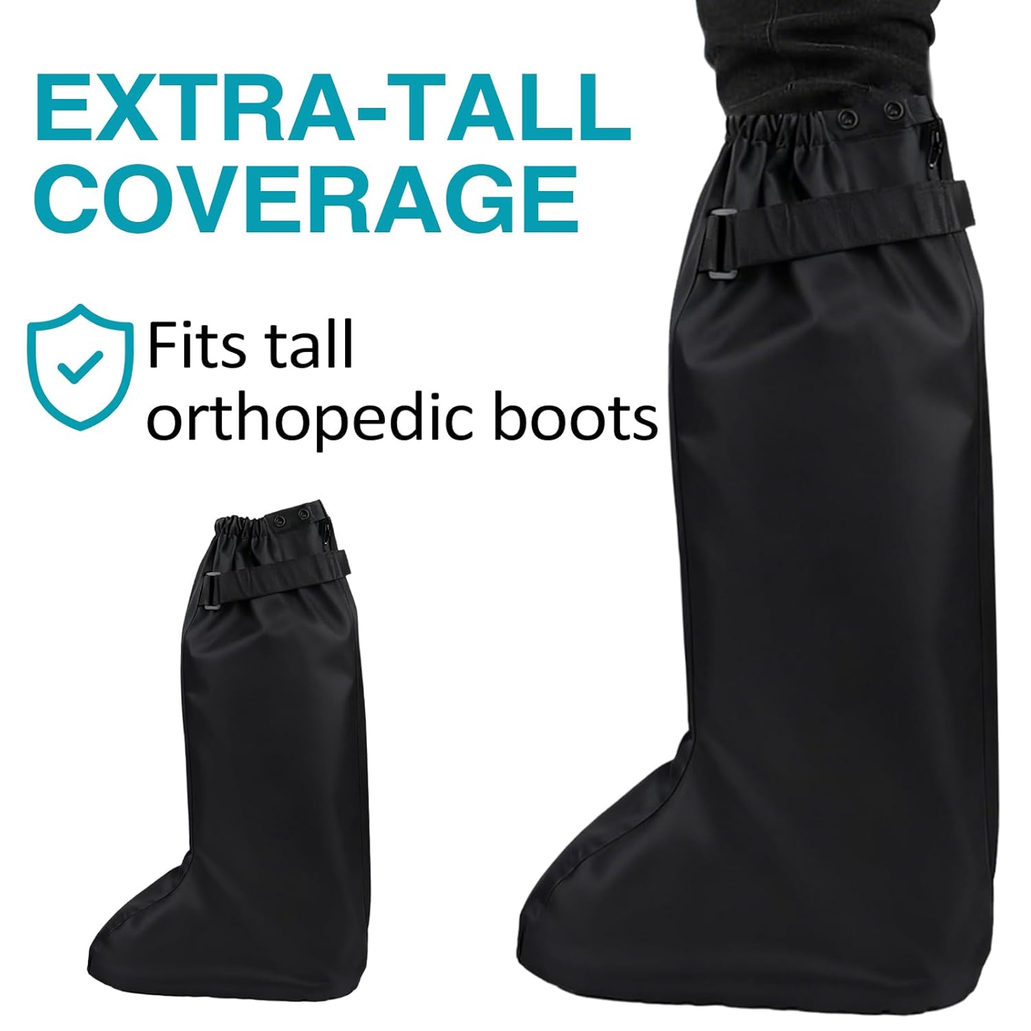 Waterproof Boot Cover for Orthopedic Walking Boots, Fracture Boots, CAM Walker

