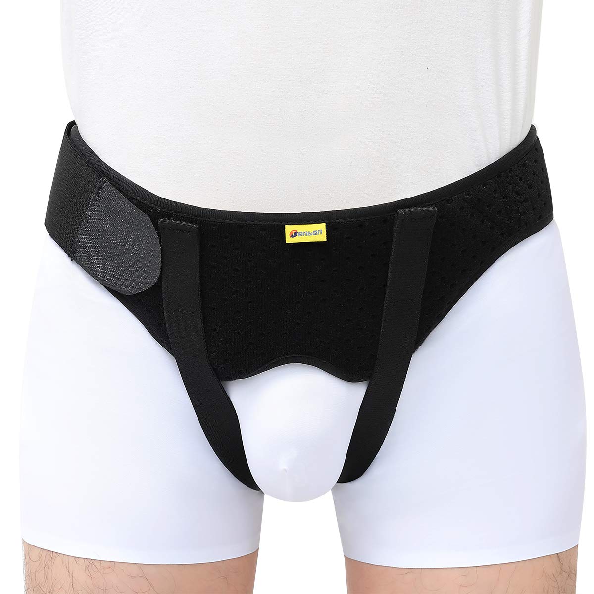 Tenbon Inguinal Hernia Belt for Men & Women, Adjustable Groin Support with Pads

