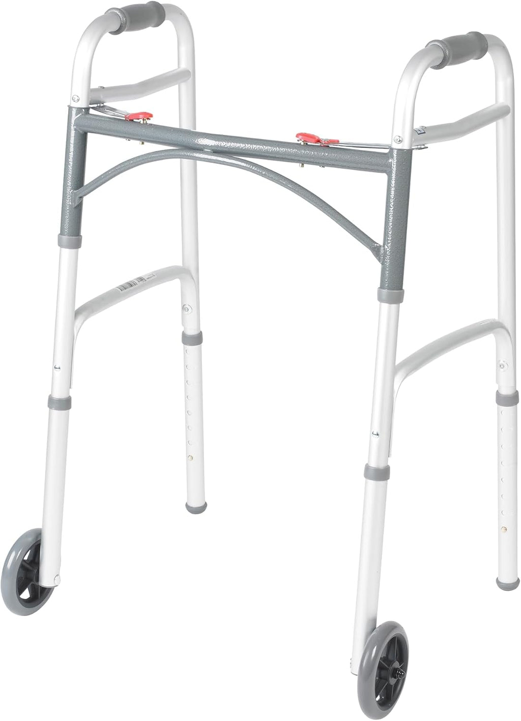 Drive Medical Folding Mobility Aid with Wheels, Lightweight Adjustable-Height Support

