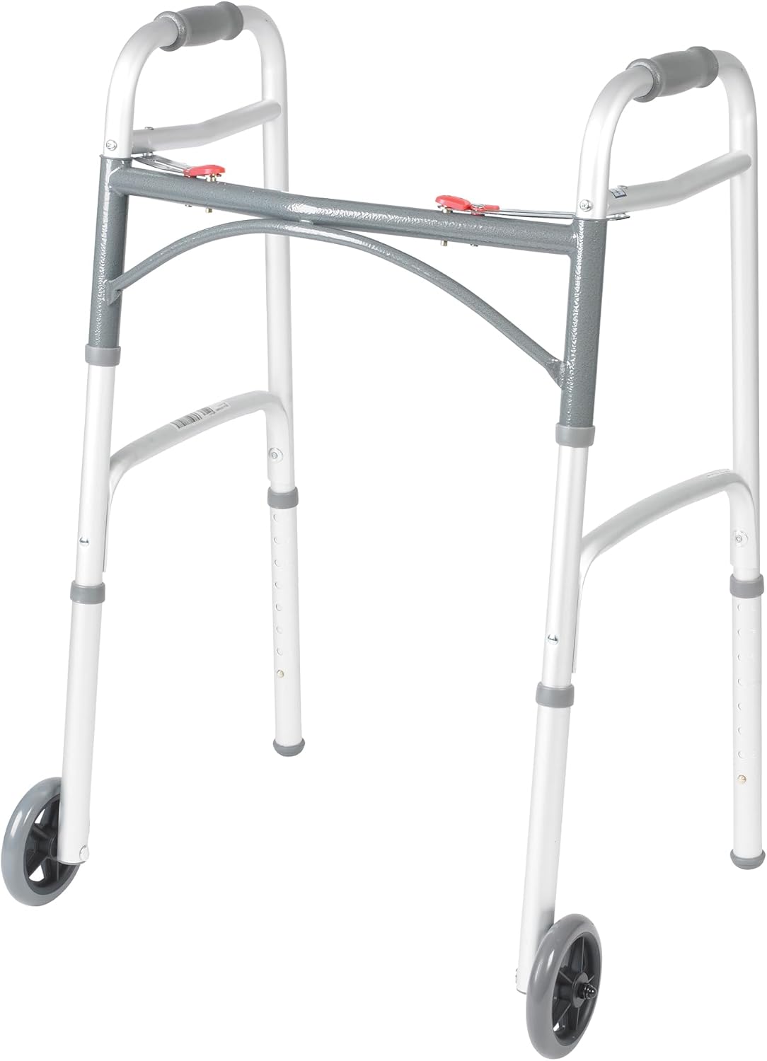 Drive Medical Folding Mobility Aid with Wheels, Lightweight Adjustable-Height Support

