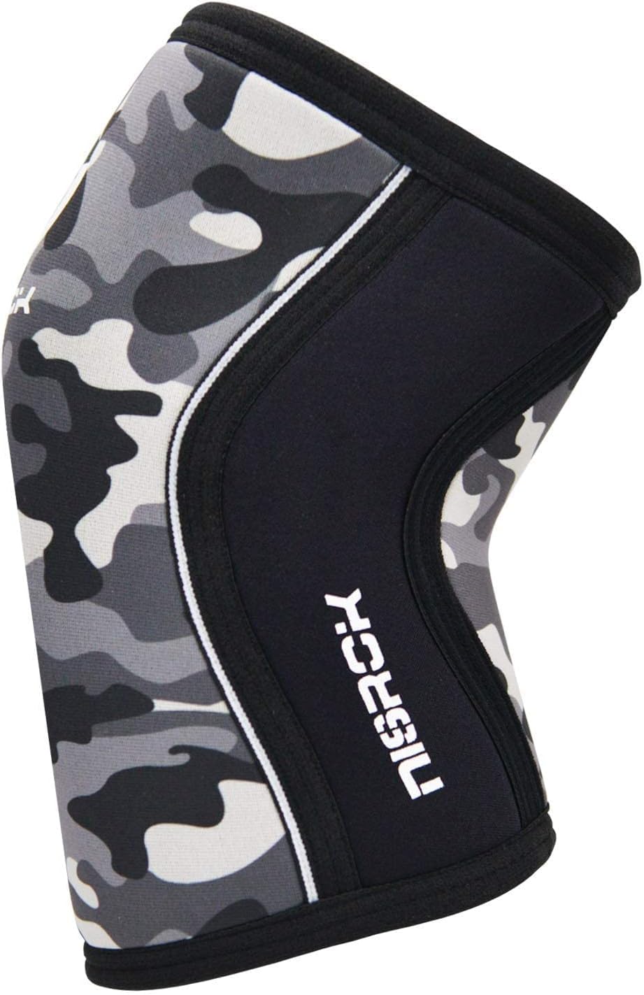 Nisrok 7mm Neoprene Compression Knee Sleeves, Support for Weightlifting & Sports

