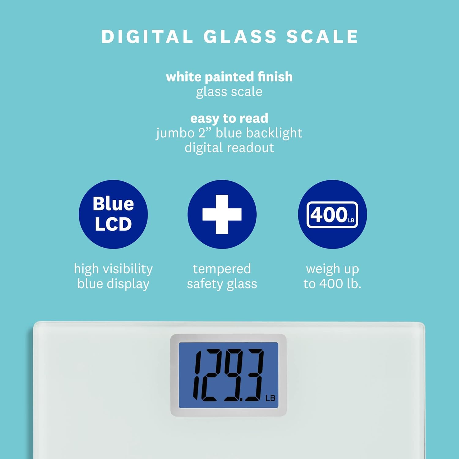 Weight Watchers by Conair Digital Bathroom Scale for Body Weight

