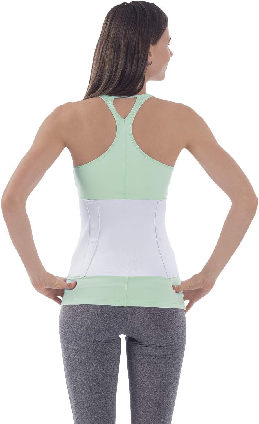 NYOrtho Tapered Abdominal Binder Firm Compression Wrap Breathable Stomach Support

