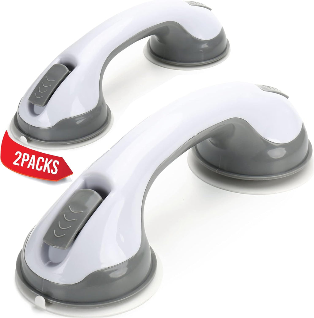 Grab Bars for Bathtub and Shower Wall-Mounted Suction Handles for Seniors

