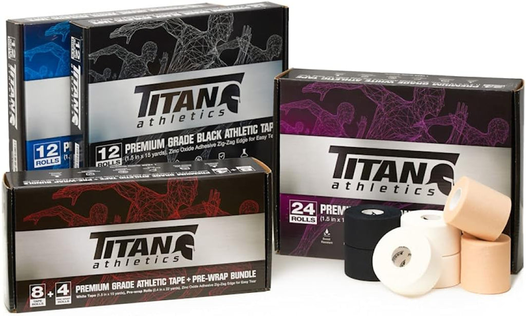 Titan Athletics Athletic Tape, Medical Sports Tape Roll, 1.5 in x 45 ft

